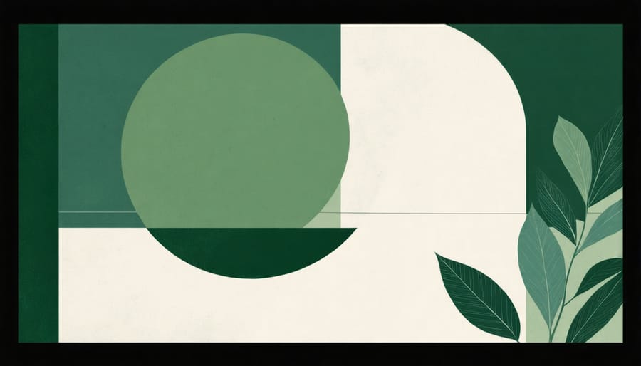 Meditation hand gesture positioned above cannabis plant leaves in contemplative setting