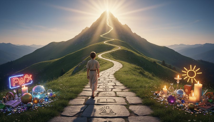 Person meditating peacefully beside window with morning light