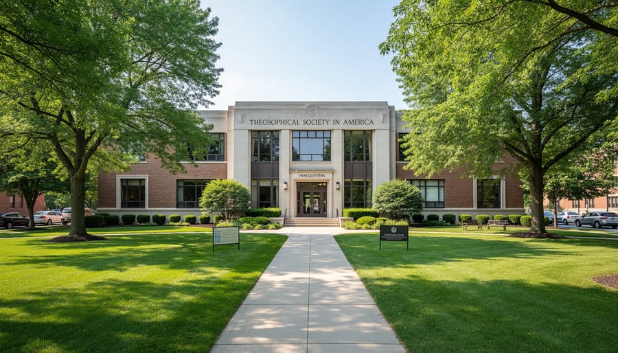 Theosophical Society headquarters building in Wheaton, Illinois